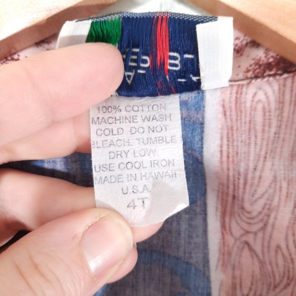 Aloha Republic Toddler Hawaii Surf Boards & Palm Tree Print Shirt Shorts Set 4T - Picture 6 of 10